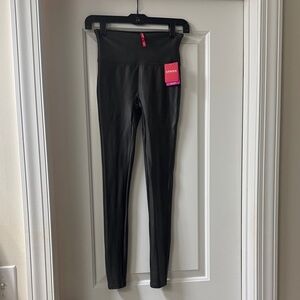 SPANX Charcoal High-Waisted Leggings